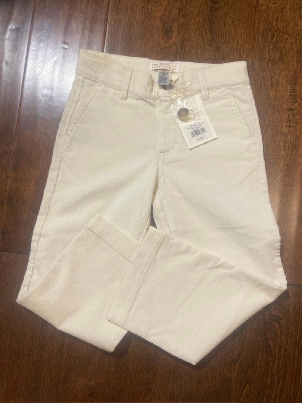 The Beaufort Bonnet Company chino corduroy ivory SZ 4T NWT